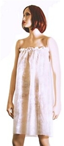 Alva Disposable Client Wrap - White 10pk