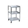 Alva Beauty cart trolly wooden plastic solid metal stainless steel acrylic stainless steel facial glass shelves wooden shelves shelf level drawers