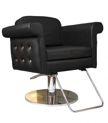 D-TORANTO BLACK Modern Styling Chair, Comfortable, Plush