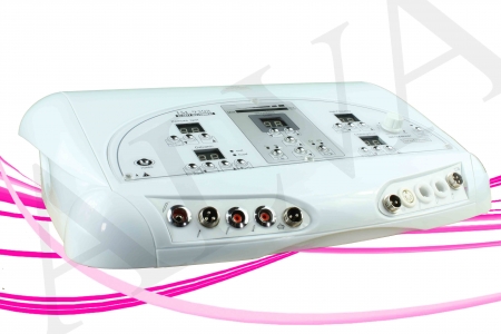 Alva Beauty multifunction table top ultrasonic skin scrubber spot freckle remover high frequency galvanic digital breast enlargement cupping vacuum spay brush increase skin metabolism 5in1 7in1