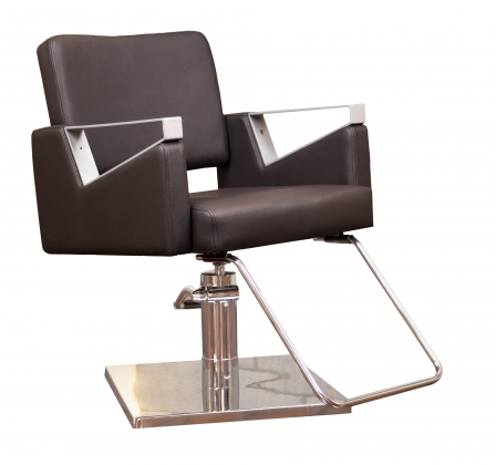 Elemento European Salon Styling Chair, Station Dark Brown