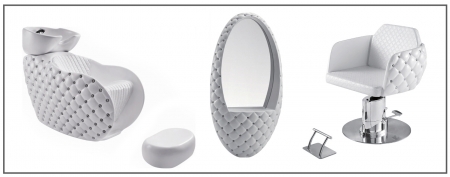 Combo Deal D-cute | Styling Chair | Mirror & Backwash